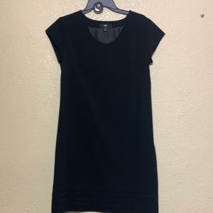 Mossimo Dress Black Short Sleeve Size 8 side Zipper Lining